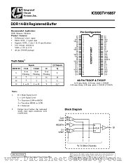 ICSSSTV16857 datasheet pdf Integrated Circuit Systems