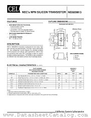 NE685M13-T3 datasheet pdf California Eastern Laboratories