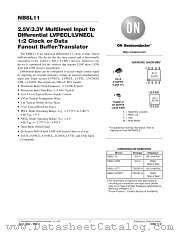 NB6L11DTR2 datasheet pdf ON Semiconductor
