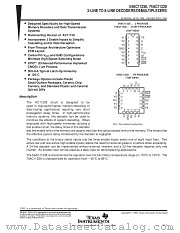54AC11238 datasheet pdf Texas Instruments