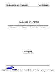KFM1216Q2M-DED datasheet pdf Samsung Electronic