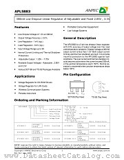 APL5883-28DC-TU datasheet pdf ANPEC Electronics Corporation