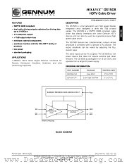 GS1508-CTA datasheet pdf Gennum Corporation