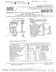 2SK819 datasheet pdf NEC