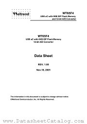 WT65F4-N28 datasheet pdf Weltrend Semiconductor