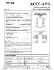 ACTS74K datasheet pdf Intersil
