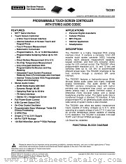 TSC2301PAG datasheet pdf Texas Instruments
