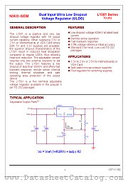 L1581D-2.5 datasheet pdf NIKO-SEM