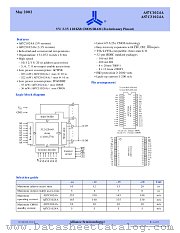 AS7C31024A-15TI datasheet pdf Alliance Semiconductor