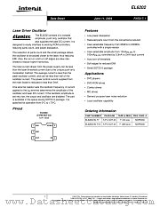 EL6202CW-T7A datasheet pdf Intersil