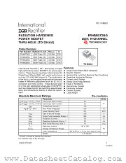 IRHM54260 datasheet pdf International Rectifier