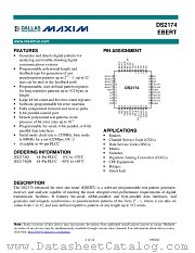 DS2174Q datasheet pdf MAXIM - Dallas Semiconductor