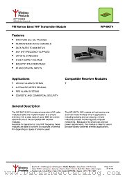 WP-MKT4-173250-S datasheet pdf Wireless Products