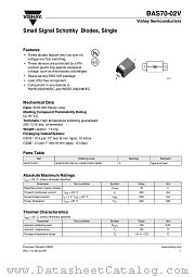 BAS70-02V-GS18 datasheet pdf Vishay