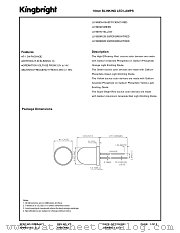 L816BSRB datasheet pdf Kingbright Electronic