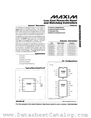 MAX699EWE datasheet pdf MAXIM - Dallas Semiconductor