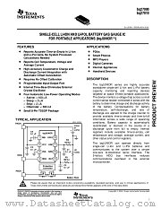 BQ27010PW datasheet pdf Texas Instruments