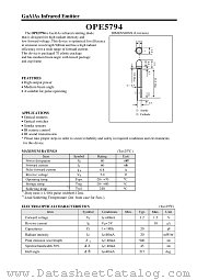 OPE5794 datasheet pdf Optek Technology
