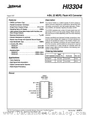 HI3304 datasheet pdf Intersil
