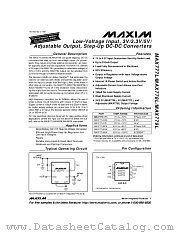 MAX778LCPA datasheet pdf MAXIM - Dallas Semiconductor