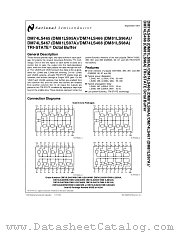 DM74LS468WM datasheet pdf National Semiconductor