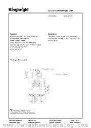 APT2012MGC datasheet pdf Kingbright Electronic