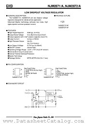 NJM2872AF datasheet pdf New Japan Radio