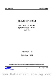K4S160822DT-G/F7 datasheet pdf Samsung Electronic