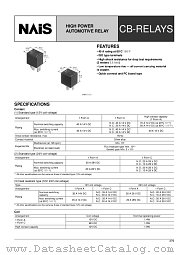 CB1F-T-RP24V datasheet pdf Matsushita Electric Works(Nais)