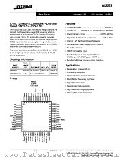 HI5828IN datasheet pdf Intersil