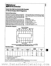 54LS165 datasheet pdf National Semiconductor