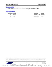 K6F4016R4E-EF70 datasheet pdf Samsung Electronic