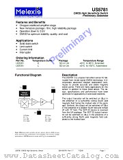 US5781 datasheet pdf Melexis