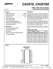 CA3310 datasheet pdf Intersil