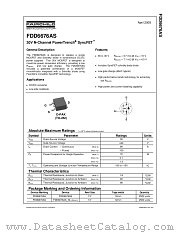 FDD6676A datasheet pdf Fairchild Semiconductor