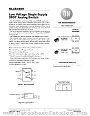 NLAS4599D datasheet pdf ON Semiconductor