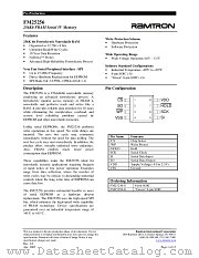 FM25256-G datasheet pdf Ramtron International