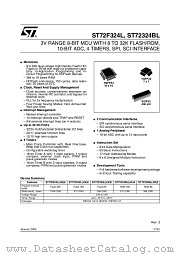 ST72324BLK4TA datasheet pdf ST Microelectronics