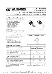 STP55NE06FP datasheet pdf ST Microelectronics