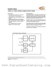 IC62C1024-55WI datasheet pdf Integrated Circuit Solution Inc