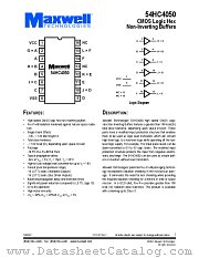 54HC4050RPFE datasheet pdf Maxwell Technologies