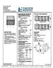 LF-410 datasheet pdf Sirenza Microdevices
