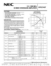 UPC2746T-E3 datasheet pdf NEC