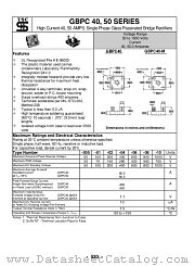 GBPC50-06 datasheet pdf Taiwan Semiconductor