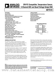 ADT7518ARQ-REEL datasheet pdf Analog Devices