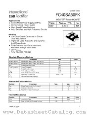 FC40SA50FK datasheet pdf International Rectifier