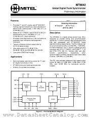 MT9042AP datasheet pdf Mitel Semiconductor