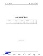 KFG5616Q1M-DEB datasheet pdf Samsung Electronic