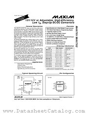 MAX762CPA datasheet pdf MAXIM - Dallas Semiconductor