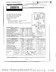 2SD878 datasheet pdf TOSHIBA